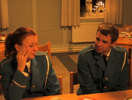 Ulrika och Niklas f�re spelningen